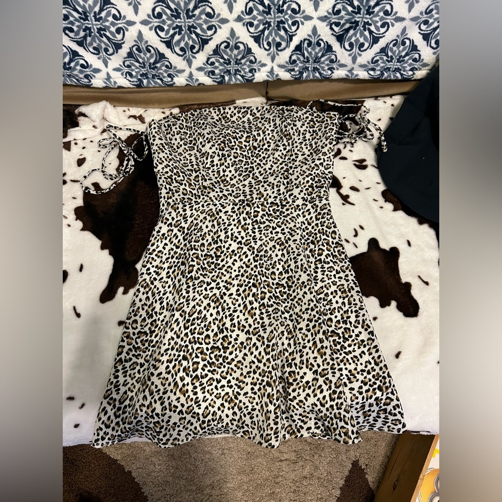Princess Polly Leopard Print Mini Dress